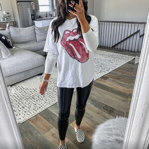 Red Hot by SPANX Women’s Leather Look Shaping Leggings